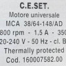 Двигатель стиральной машины Indesit Ariston C00046524